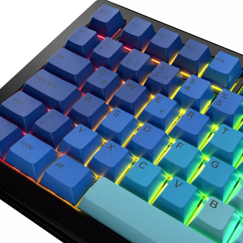Keycaps GLORIOUS GPBT Gradient ISO Layout DE — PBT-Tastenkappenset, ISO deutsches Layout