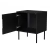 Cama INSERTO Nachtschrank, 2 Stk., 50x40x61.5 cm, schwarz + LED