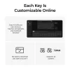 Mechanische 75%-Tastatur Keychron V1 Ultra 8K — QWERTY, Bluetooth & Kabel, RGB, Schwarz