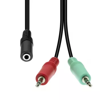 Audiokabel ProXtend 4-Pin auf 2×3-Pin M4F2XM3-004, 0,5 m, 0,02 kg
