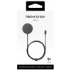 Kabelloses Standladegerät native union Snapstand Qi2 USB 1,5 m Kabel Schwarz