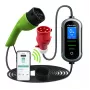 Elektroauto-Ladegerät QOLTEC Mobile EV 2in1 Type2 11 kW 400 V Wi‑Fi TUYA SMART LIFE LCD tragbare Wallbox 5 m Kabel