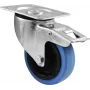 Transportrolle Roadinger 30004007 100 mm blau mit Bremse