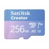 SanDisk Creator MicroSD-Speicherkarte 256 GB, hohe Übertragungsgeschwindigkeiten bis zu 190 MB/s