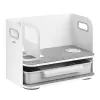 Schreibtisch-Organizer mit Schublade und kabellosem Ladegerät Ergo Office, weiß, max. 10kg, ER-441
