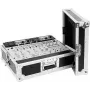 Mixer-Case Omnitronic MCV-19 8HE Variable — Flightcase für 19-Zoll-Rack-Equipment, 8 HE Höhe, anpassbare Inneneinteilung