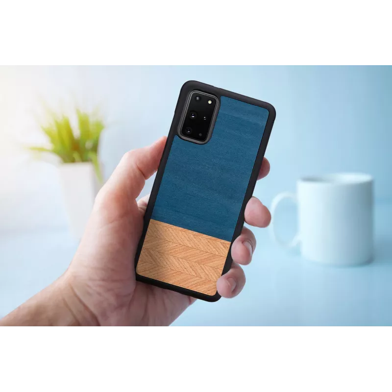 Handyhülle Man and Wood Galaxy S20+ Denim Schwarz — Schutzhülle für Samsung Galaxy S20+