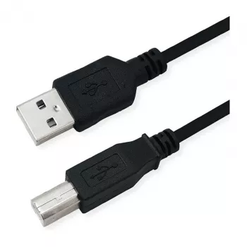 ROLINE RM USB 2.0 Kabel, Typ A-B, schwarz, 1,8 m