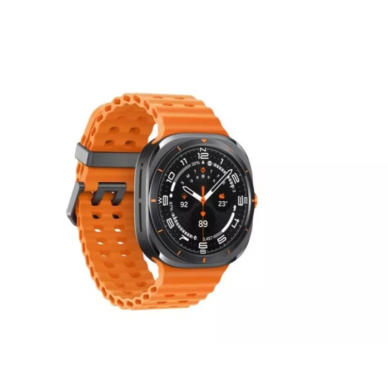 Samsung Galaxy Watch Ultra 3,81 cm (1,5 Zoll) AMOLED 47 mm Digital 480 x 480 Pixel Touchscreen 4G Grau, Titan Wi-Fi GPS (Satellit)