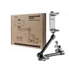 Smartphone-Halterung deeper ITGAM0026 für Kajak und Boot – Aluminium, einstellbarer Winkel, C-Klemme bis 41 mm, Telefonabstand 65–95 mm