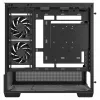 PC Midi Tower DeepCool CG380 3F – Schwarz, 235×437×451 mm, unterstützt 2x120 mm Seiten- + 1x120 mm Rücklüfter, Netzteil unten, 2,5-Zoll-/3,5-Zoll-HDD