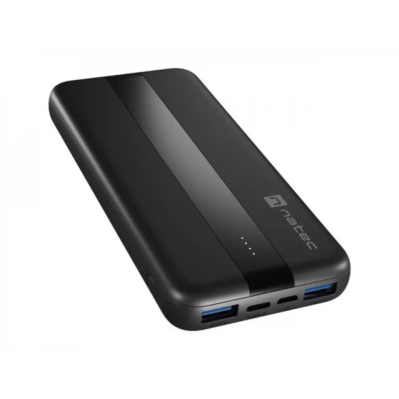 NATEC TREVI SLIM Q V2 Lithium Polymer (LiPo) 10000 mAh Schwarz