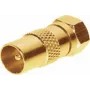 Adapter ShiverPeaks 85323-G IEC-Stecker auf F-Stecker, vergoldeter Stecker