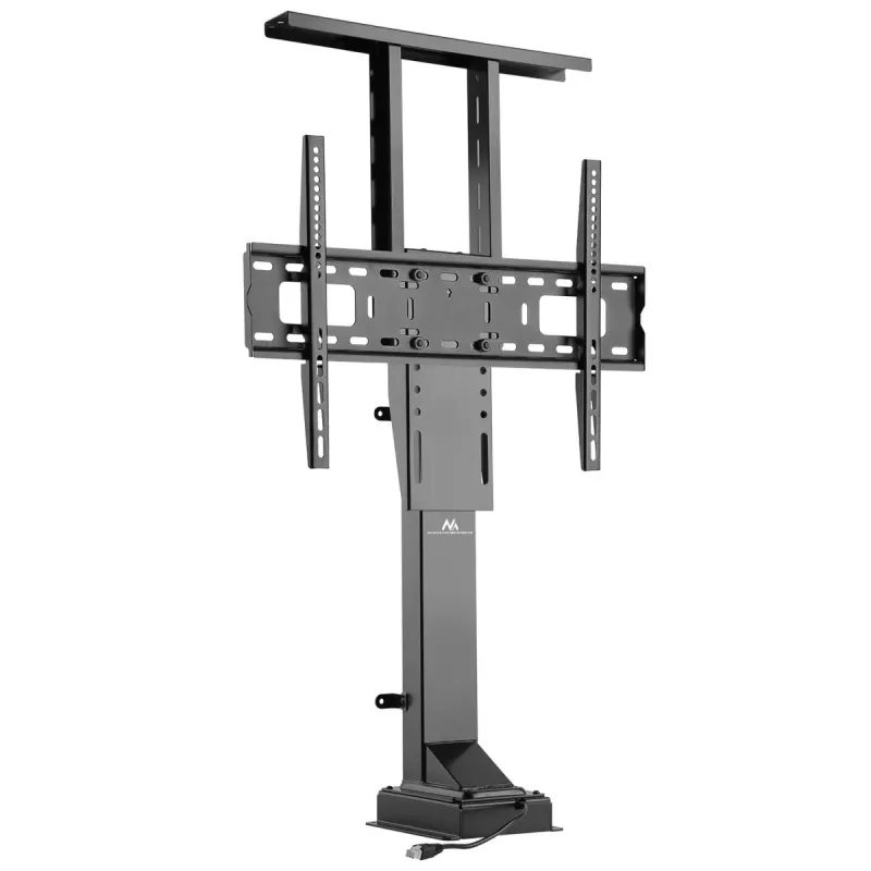 Maclean MC-866 elektrischer TV-Lift für 37-65 Zoll (94-165,1 cm), Fernbedienung, VESA bis 600×400, max. 50 kg, schwarz