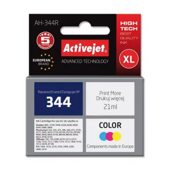 Activejet AH-344R Tintenpatrone (Ersatz für HP 344 C9363EE; Premium; 21 ml; Farbe)