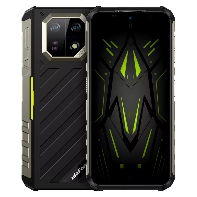Robustes Smartphone UleFone Armor 22 4G, 9 GB RAM, 128 GB Speicher, IP69K, Grün