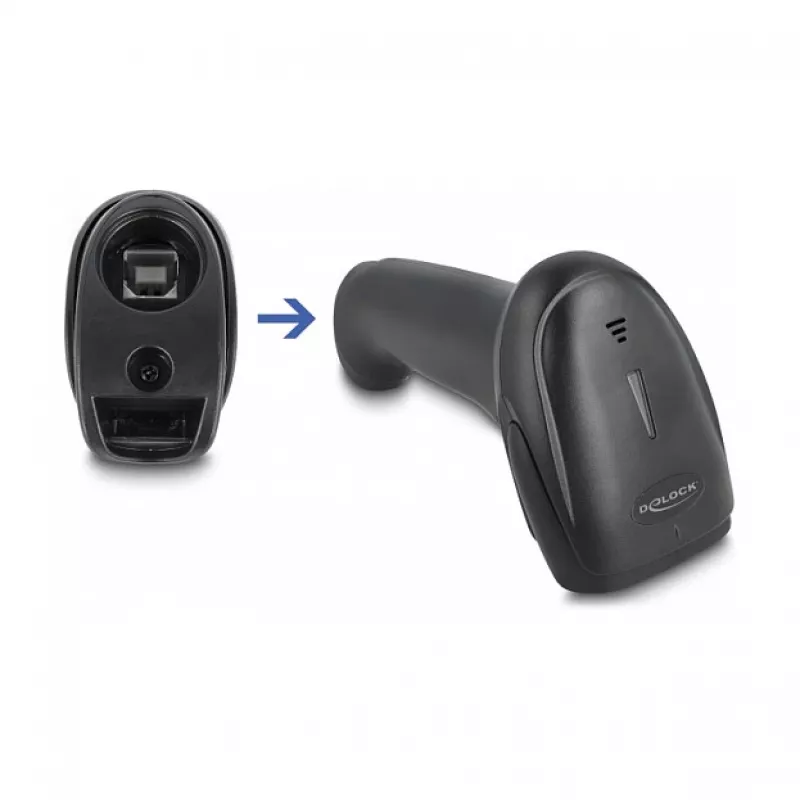Handheld-Barcodescanner DeLOCK 90564 1D Laser Bluetooth USB