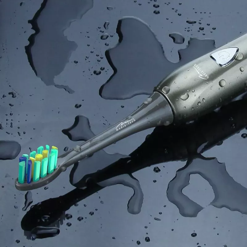Zahnbürste Media-Tech SONIC WAVECLEAN Erwachsene Braun