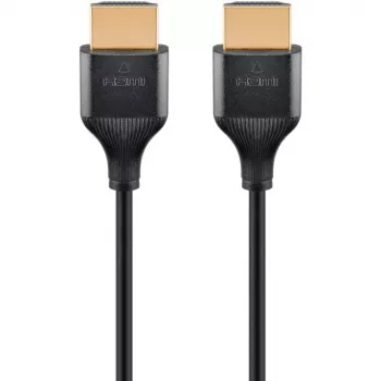 Goobay HDMI-Kabel 5 m Typ-A-Stecker – Typ-A-Stecker 18 Gbit/s Schwarz