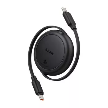 Baseus Free2Pull Mini USB-C auf USB-C USB-Kabel, 60 W, 1 m, (schwarz)