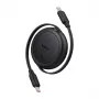 Baseus Free2Pull Mini USB-C auf USB-C USB-Kabel, 60 W, 1 m, (schwarz)
