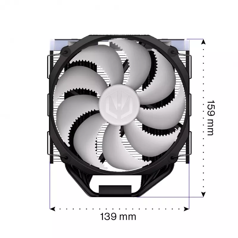 Endorfa Fortis 5 ARGB Schwarz CPU-Kühler
