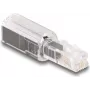 Kabeladapter DeLOCK 88168 RJ10 Schwarz Transparent Vergoldete Anschlüsse