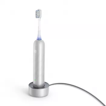 Elektrische Zahnbürste MOVA Fresh Pro Adult Sonic Silber — 4 Modi, Li‑Ion-Akku, integrierter Timer