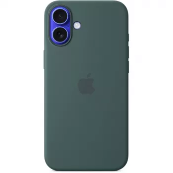 Apple iPhone 16 Plus Silikon Case mit MagSafe – Seegrün