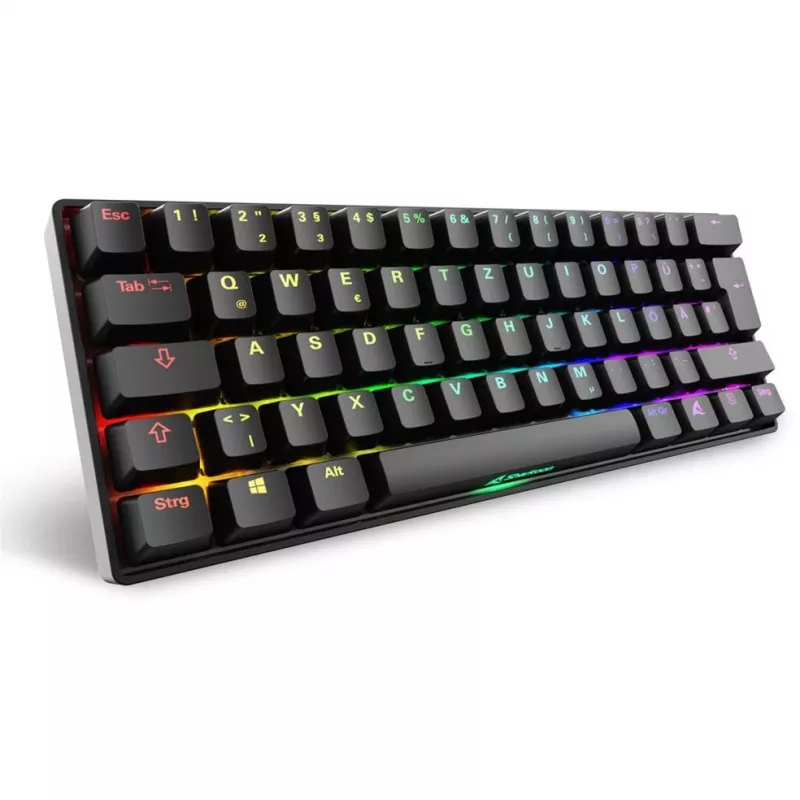 Sharkoon 100065629 Tastatur Home USB QWERTZ Deutsch Schwarz