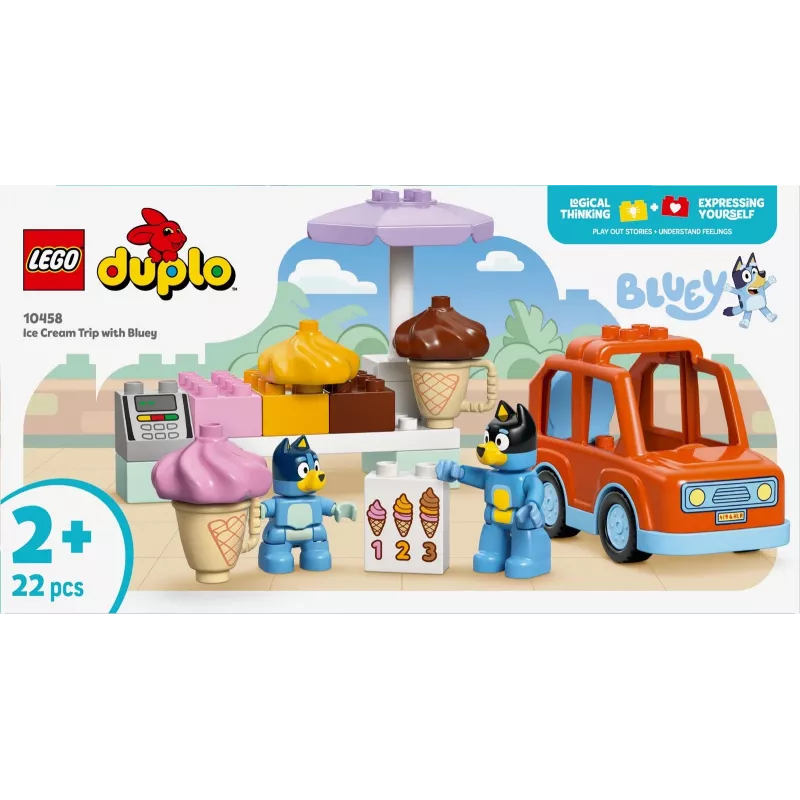LEGO BLUEY 10458 Eiscreme-Ausflug mit Bluey