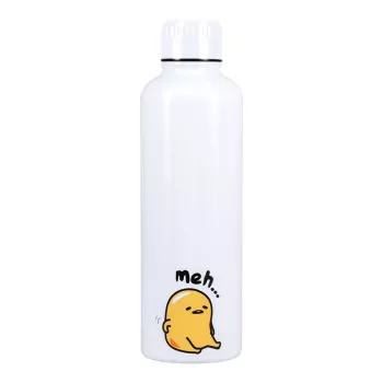 Metalltrinkflasche Paladone Gudetama — isolierte Edelstahlflasche mit Charakterdesign