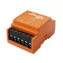 Elektrisches Relais Shelly i4 Gen3 Orange Wi‑Fi 2,4 GHz 1 W 110–240 V 4‑Kanal