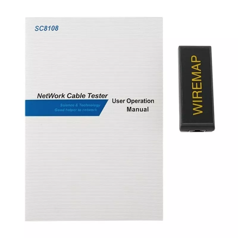 Kabeltester QOLTEC 54279 — RJ45, RJ12, BNC-Prüfgerät