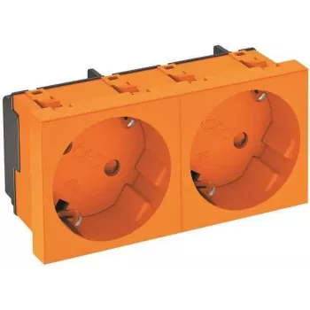BETTERMANN STD-D3S ROR2 Steckdose 33°, 2-fach Schutzkontakt-Steckdose (6120105)