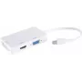 shiverpeaks ®-BASIC-S--Adapter-Mini DisplayPort-Stecker auf HDMI/DVI/VGA-Buchse, Weiß (BS10-01015)