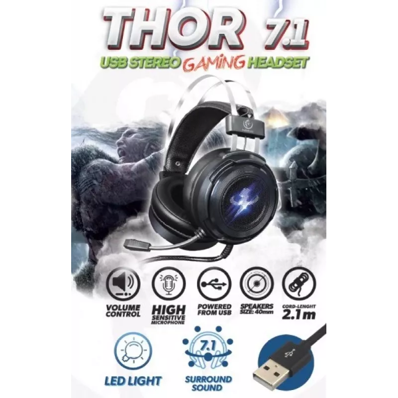 Stereo-Kopfhörer Rebeltec THOR RBLSLU00042