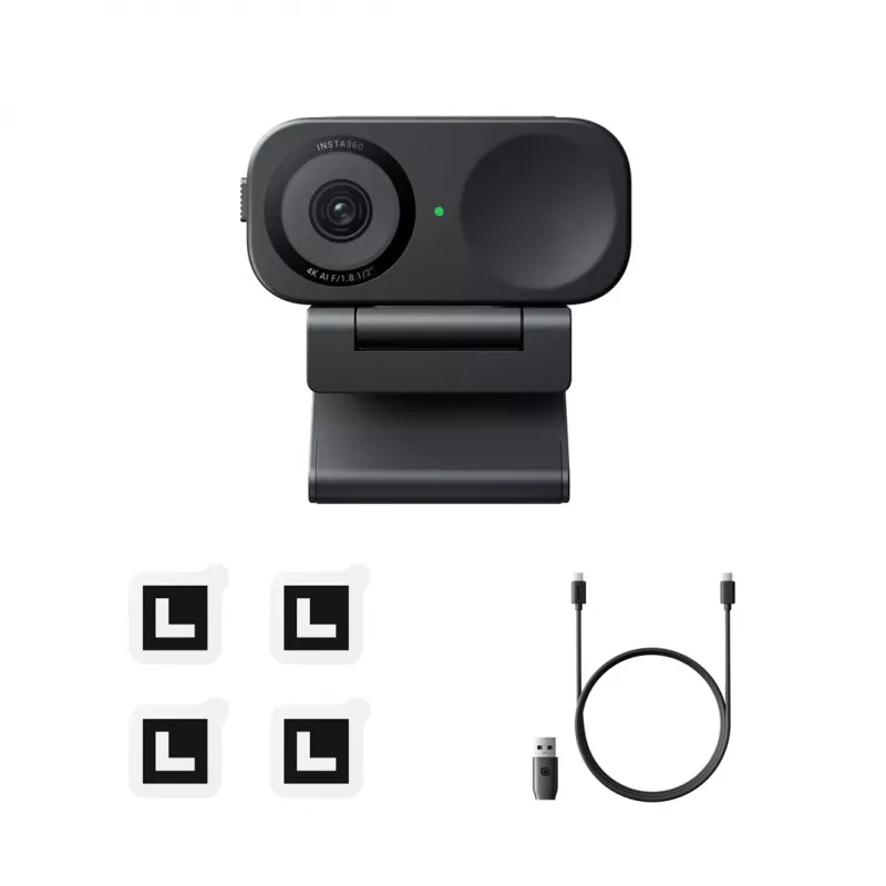 Webcam Insta360 Link 2C 3840 x 2160 Pixel USB Schwarz