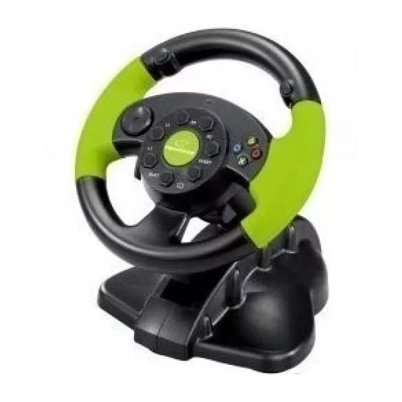Kabelgebundener Gaming-Controller ESPERANZA EG104 für PlayStation 3 und Xbox 360, Schwarz/Grün