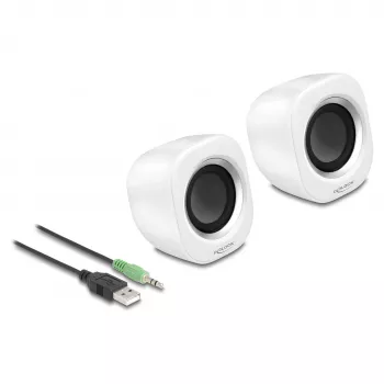 Lautsprecher DELOCK Mini Stereo 27008, 2W