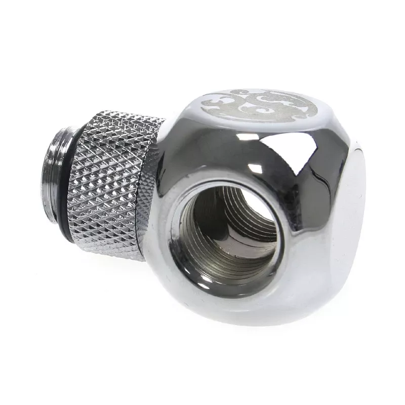 Anschlussstück für Kühlsystem BitsPower BP-TR-C — Messingkonstruktion, Silber-Finish