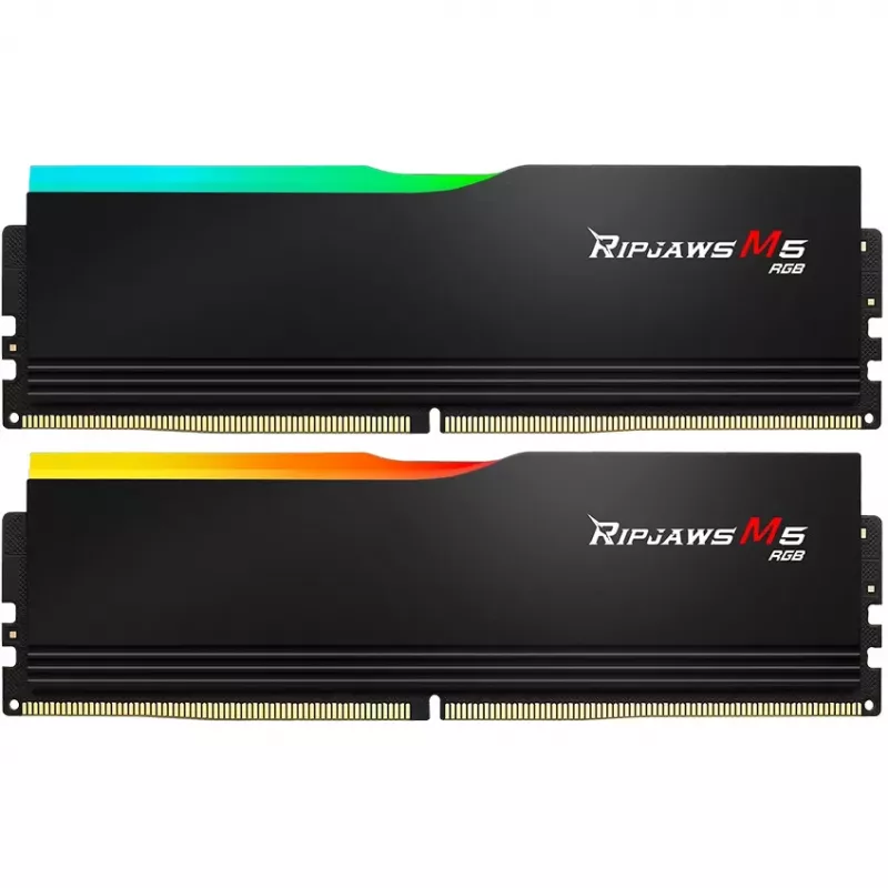 DIMM 96 GB DDR5-5200 (2x 48 GB) Dual-Kit, Arbeitsspeicher schwarz, F5-5200J4040A48GX2-RM5RK, Ripjaws M5, INTEL XMP