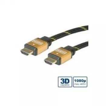 GOLD HDMI High Speed Cable with Ethernet 10,0 m, HDMI Typ A Standard, HDMI Typ A Standard
