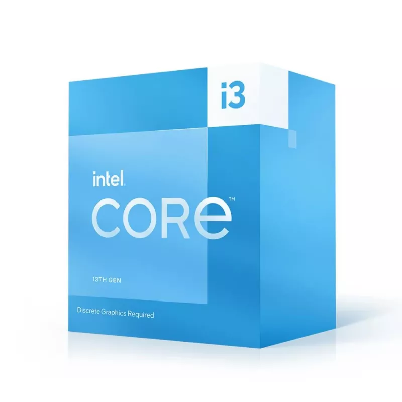 Intel Core i3-13100F Prozessor 4C/8T, 3,4-4,5 GHz, 12 MB, 58 W, LGA1700, BOX