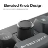 Mechanische Tastatur Keychron V3 Ultra 8K – QWERTY, Bluetooth & Kabel, RGB, Schwarz