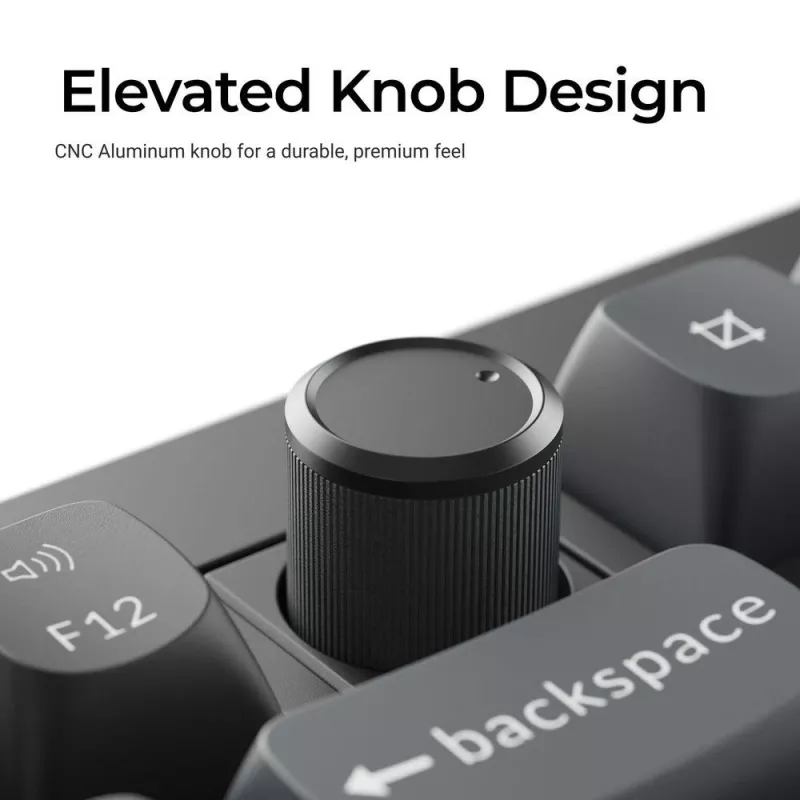 Mechanische Tastatur Keychron V3 Ultra 8K – QWERTY, Bluetooth & Kabel, RGB, Schwarz