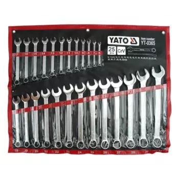 6-32 mm Flachringschlüssel, 25-teilig, Yato YT-0365