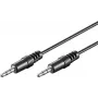 Wentronic Goobay 3,5mm-Klinken-Verbindungskabel HQ, Schwarz, 0,6 m - Klinkenstecker 3,5 mm (3-polig, Stereo) > Klinkenstecker 3,5 mm (3-polig, Stereo) (51141)