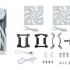 Flüssigkeitskühlungsset Cooler Master MasterLiquid 240L Core ARGB Weiß — 240-mm-Radiator, 120-mm-Lüfter, unterstützt LGA1700/AM5/AM4 und ältere Sockel
