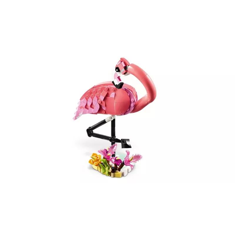 LEGO Creator 3-in-1 Pink Flamingo 31170 Bauset, 288 Teile, Höhe 230 mm, empfohlenes Alter 8+